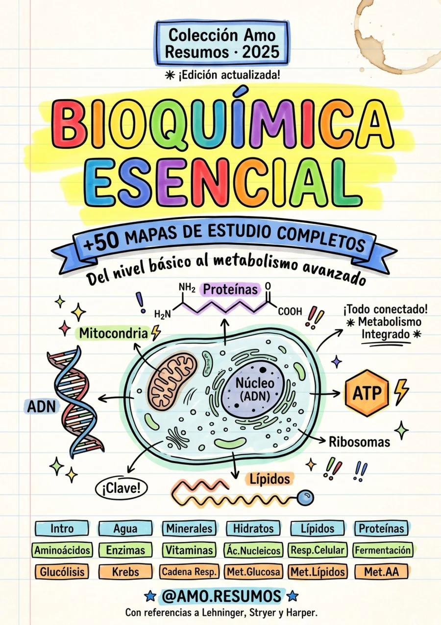 Bioquímica Esencial + 50 Mapas de Estudio